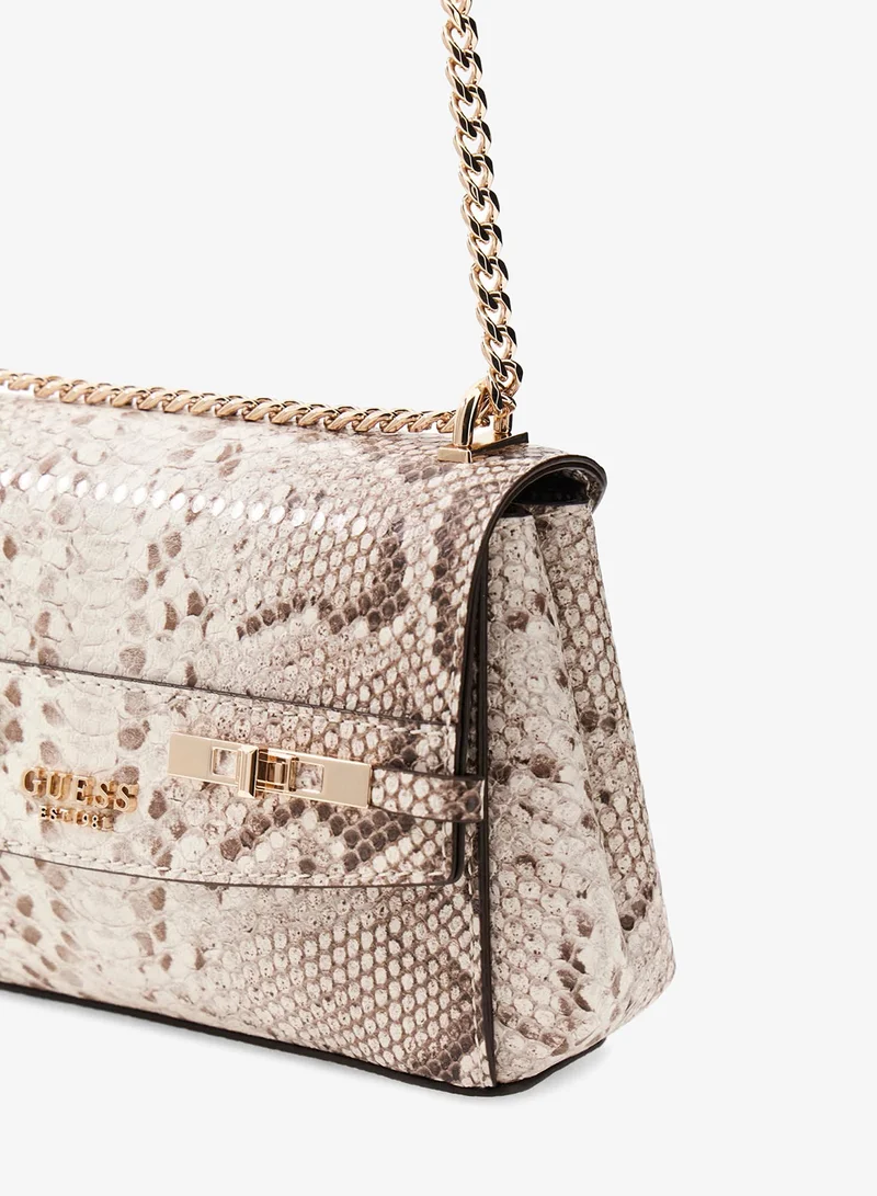 GUESS  Melinda Flap Over Crossbody Bag for Women | Best Price UAE